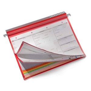 4052301022270 - Hängehefter Stan 2 Kunststoff rot DIN A4 1x 10 St