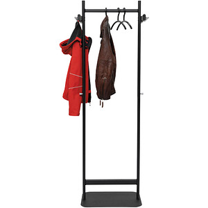 4002390080392 - Garderobenständer 9407890 MAULsalsa Anzahl der Haken 10 (B x H x T) 52 x 172 x 40 cm Metall Stahl Schwarz 1 St 4002390080392 - Garderobenständer 9407890 MAULsalsa Anzahl der Haken 10 (B x H x T) 52 x 172 x 40 cm Metall Stahl Schwarz 1 St