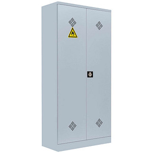 4061815526365 - Umweltschrank 566250 lichtgrau 916 x 422 x 1950 cm aufgebaut  4061815526365 LÜLLMANN