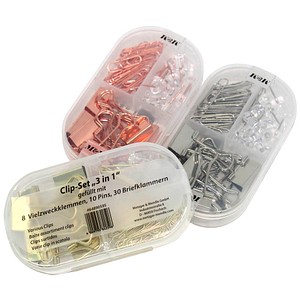4009793842596 - Clip-Set farbsortiert 1 Pack 4009793842596 - Clip-Set farbsortiert 1 Pack
