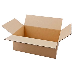 Nestler Wellpapp-Faltkartons 1-wellig braun 41,0 x 26,0 x 16,7 cm Außenmaß, 20 St.