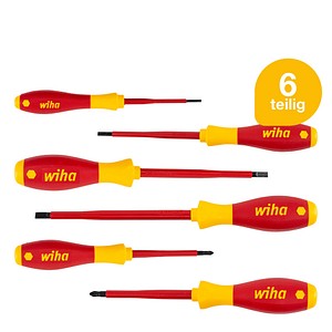 WIHA 25477 - Schraubendrehersatz SoftFinish® electric, gemischt, 6-teilig