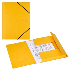 VON LEITZ Eckspanner DIN A4 gelb, 1 St.