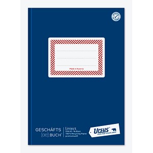 9002244058817 - Ö-Geschäftsbuch 608396 blau A5 liniert 70g 96 Blatt 192 Seiten 9002244058817 Ursus
