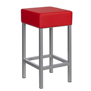 myCUBUS Barhocker rot Leder