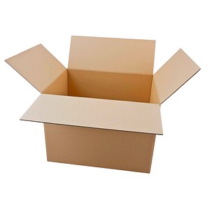 Nestler Wellpapp-Faltkartons 1-wellig braun 49,0 x 39,0 x 35,7 cm Außenmaß, 20 St.
