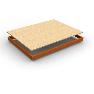 8435104949252 -  Stahlträger mit HDF-Fachboden ECOFORTE EA 1204 orange 1500 x 600 cm 8435104949252 Simon Rack