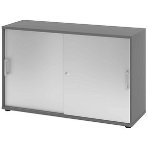 4032062304716 - Schiebetürenschrank 1752S V1752S G S CE grafit silber 1 Fachboden 1200 x 400 x 748 cm 4032062304716 - Schiebetürenschrank 1752S V1752S G S CE grafit silber 1 Fachboden 1200 x 400 x 748 cm