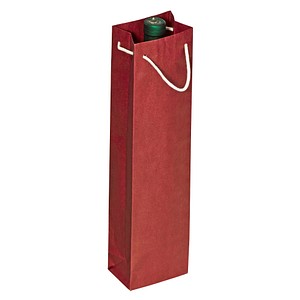 VP Geschenktüten für Flaschen rot 9,5 x 38,0 cm, 25 St.