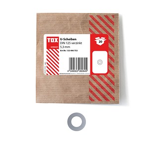 TOX Unterlegscheiben 133490753 5,3 mm, 20 St.
