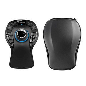 3Dconnexion SpaceMouse Pro Maus kabellos schwarz
