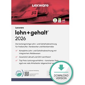 9783648189757 - LEXWARE Lohn + Gehalt 2026 Software Vollversion (Download-Link)