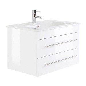 Waschtischunterschrank Venticello weiß/weiß