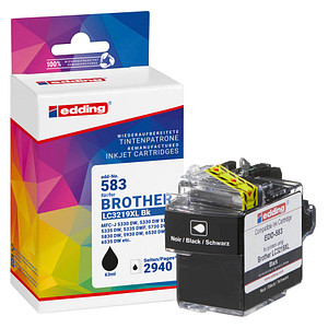 edding EDD-583 schwarz Druckerpatrone kompatibel zu brother LC-3219XLBK