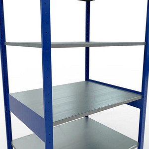 4004514279262 - Schwerlastregal MULTIplus 150 12581-B enzianblau 1000 x 800 x 2500 cm