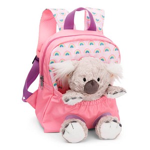4012390498417 - NICI Kindergartenrucksack NICI Travel Friends Koala Kunstfaser grau pink