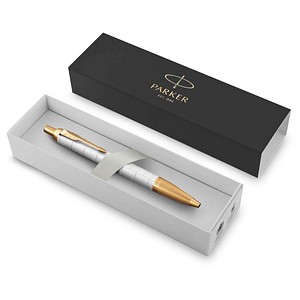 3026981436437 - IM Kugelschreiber | Perlfarbene Premium-Lackierung mit goldenen Zierteilen | Mittlere Schreibspitze mit blauer Nachfüllmine | Geschenkbox 3026981436437 - IM Kugelschreiber | Perlfarbene Premium-Lackierung mit goldenen Zierteilen | Mittlere Schreibspitze mit blauer Nachfüllmine | Geschenkbox
