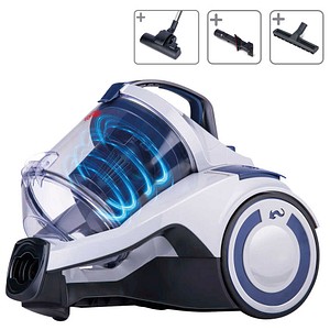 8711252475349 - Staubsauger ohne Beutel DD2504 - HEPA 12 Filter - 3 Aufsätze - 700W - Weiß