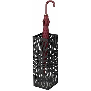 SONGMICS Schirmständer LUC48B schwarz, Metall