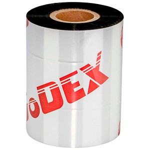 GoDEX GWX 245 schwarz Thermotransferband für Etikettendrucker, 1 Rolle