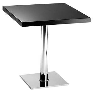 Bistrotisch schwarz quadratisch