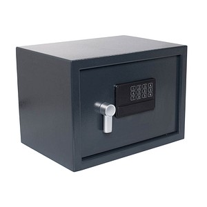 8717448037483 - Tresor 8037483 10 L 11kg dunkelgrau mit Elektronikschloss Metall 8717448037483 Pavo