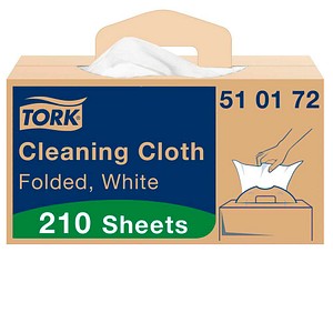 TORK trockene Reinigungstücher Premium W7 1-lagig weiß, 210 Tücher