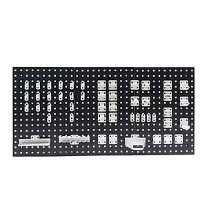 4050049232203 - Werkzeughalter Set ADB 50-teilig für Lochwände mit 4-Kantlochung 10 x 10 mm & Lochabstand 38 mm Stahl pulverbeschichtet weißaluminium RAL 9006 4050049232203 - Werkzeughalter Set ADB 50-teilig für Lochwände mit 4-Kantlochung 10 x 10 mm & Lochabstand 38 mm Stahl pulverbeschichtet weißaluminium RAL 9006