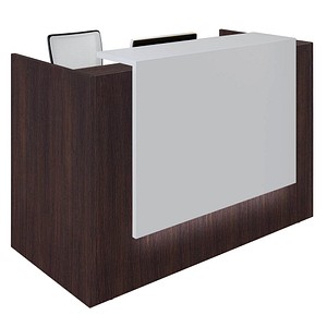 Empfangstheke wenge/weiß