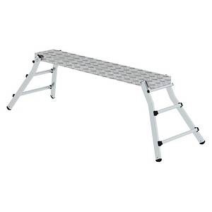 MUNK Arbeitsplattform 30409 ML, 2x 3 Stufen, silber, Aluminium 4031405304093 MUNK
