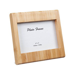 4052025246167 - Bambus Bilderrahmen Fotorahmen zum Hinstellen hoch & quer befüllbarer Stehbilderrahmen 10x15cm Foto natur - Relaxdays