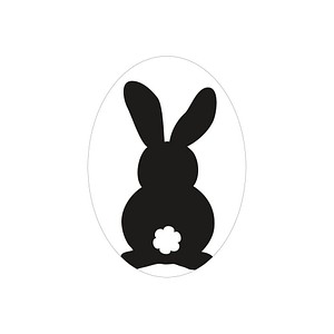 4006166498329 - Gießformen Labels Hase grau 4006166498329 - Gießformen Labels Hase grau