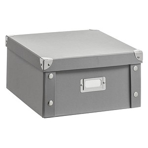 Aufbewahrungsbox 9,6 l grau 26,0 x 31,0 x 14,0 cm