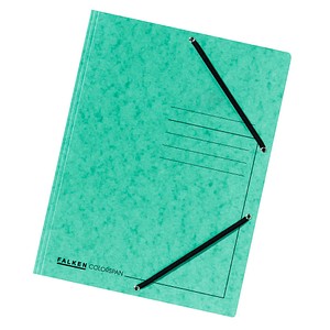 25 FALKEN Eckspanner DIN A4 grün