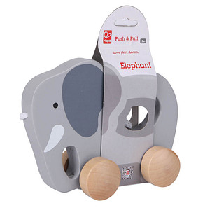 6943478007734 - Toynamics Europe - Nachzieh-Elefant in grau aus Holz 6943478007734 - Toynamics Europe - Nachzieh-Elefant in grau aus Holz