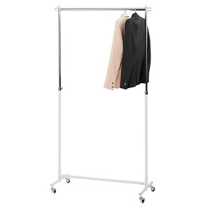 Rollgarderobe Boston weiß