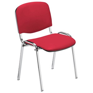 5901747563252 - Iso Besucherstühle rot Kunstleder 5901747563252 WCI01-R65Z-BBV095-000328 - ISO 4L-CR V79 4 Stück