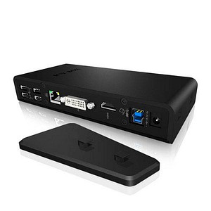 4250078189800 - ICY BOX IB-DK2241AC 11-in-1 USB 30 Type-A DockingStation mit zwei Videoanschlüssen 4250078189800 - ICY BOX IB-DK2241AC 11-in-1 USB 30 Type-A DockingStation mit zwei Videoanschlüssen