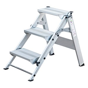 4031405550032 - MUNK Günzburger Steigtechnik Guenzburger Steigtechnik 55003 Aluminium Treppe klappbar Arbeitshöhe (max) 27 m Silber 7 kg 4031405550032 - MUNK Günzburger Steigtechnik Guenzburger Steigtechnik 55003 Aluminium Treppe klappbar Arbeitshöhe (max) 27 m Silber 7 kg