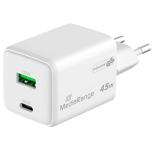 4260664878971 - Ladegerät Steckdose USB-AUSB-C weiß 4260664878971 MediaRange