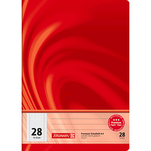 4003273575080 - Schulheft 10-4472802 Premium Vivendi Lineatur 28 kariert mit Rand innen außen A4 90g rot 16 Blatt 32 Seiten 40032735750 4003273575080 - Schulheft 10-4472802 Premium Vivendi Lineatur 28 kariert mit Rand innen außen A4 90g rot 16 Blatt 32 Seiten 40032735750