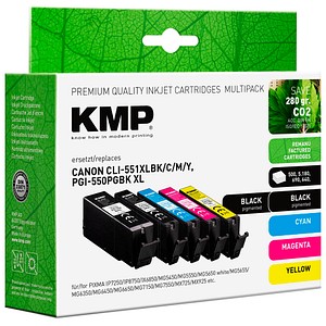 4011324001020 - 2x schwarz cyan magenta gelb Druckerpatronen kompatibel zu Canon PGI-550 XL PGBK CLI-551 XL BKCMY 5er-Set 4011324001020 KM 5 Stück 4011324001020 - 2x schwarz cyan magenta gelb Druckerpatronen kompatibel zu Canon PGI-550 XL PGBK CLI-551 XL BKCMY 5er-Set 4011324001020 KM 5 Stück