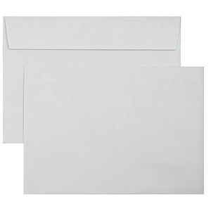 0726529059007 - Briefumschläge DIN C6 ohne Fenster grau haftklebend 0726529059007 1000 Stück