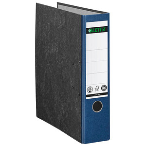 LEITZ 1080 Ordner blau marmoriert Karton 8,0 cm DIN A4 LEITZ 1080 Ordner blau marmoriert Karton 8,0 cm DIN A4