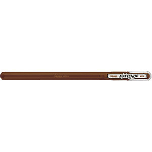 0884851063274 - Mattehop Gelschreiber 05 mm Schreibfarbe braun 0884851063274 Pentel