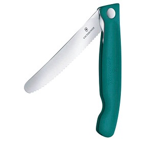 7613329191651 - VICTORINOX Frühstücksmesser Swiss Classic silber grün glatt Klinge 110 cm 1 St