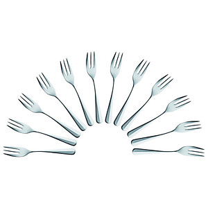 4250184401131 - 12 solex Kuchengabeln Baguette silber 4250184401131 solex 12 Stück