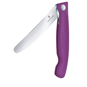 7613329191668 - VICTORINOX Frühstücksmesser Swiss Classic silber violett glatt Klinge 110 cm 1 St