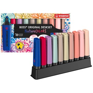 4006381624428 - STABILO BOSS Original Deskset Wildflower Edition Textmarker farbsortiert 10 St 4006381624428 - STABILO BOSS Original Deskset Wildflower Edition Textmarker farbsortiert 10 St