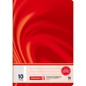 4003273574960 - Schulheft 10-4571002 Premium Vivendi Lineatur 10 kariert mit weißem Rand A5 90g rot 16 Blatt 32 Seiten 4003273574960 Br 4003273574960 - Schulheft 10-4571002 Premium Vivendi Lineatur 10 kariert mit weißem Rand A5 90g rot 16 Blatt 32 Seiten 4003273574960 Br